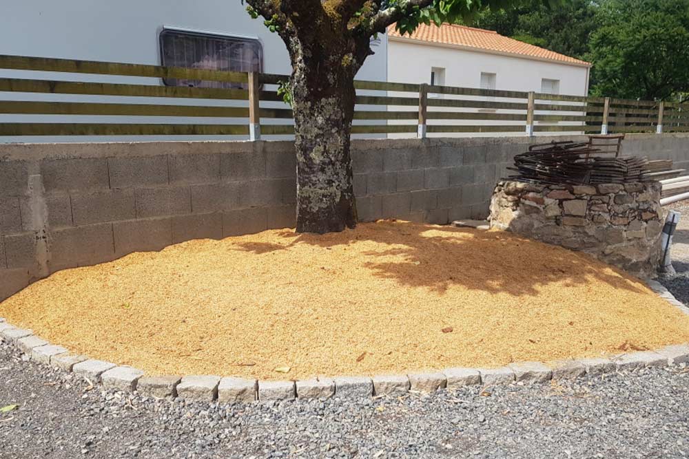 Stockage bois de chauffage en Vendée