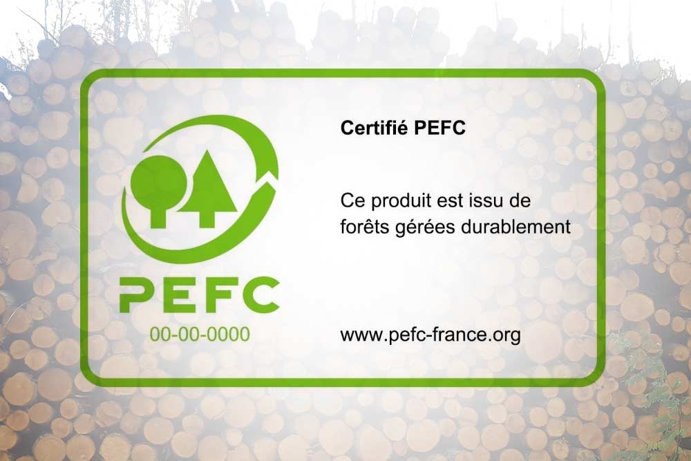 Bois de chauffage châtaignier certifié PEFC