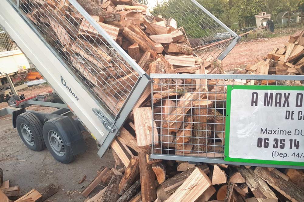 Stockage bois de chauffage en Vendée